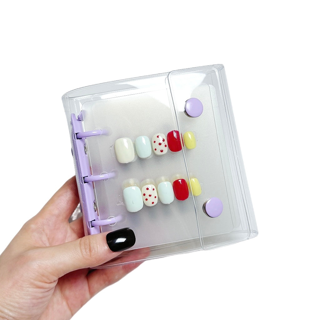Nail art storage book