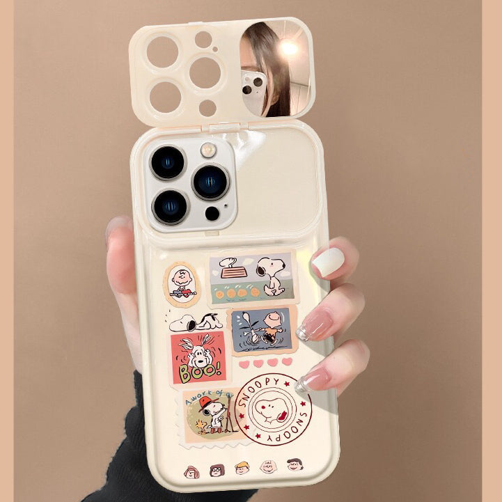 Snoopy flip phone case