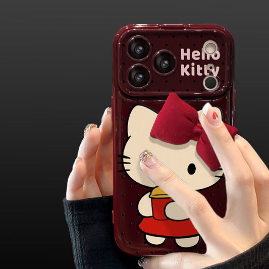 Bow Kitty flip phone case
