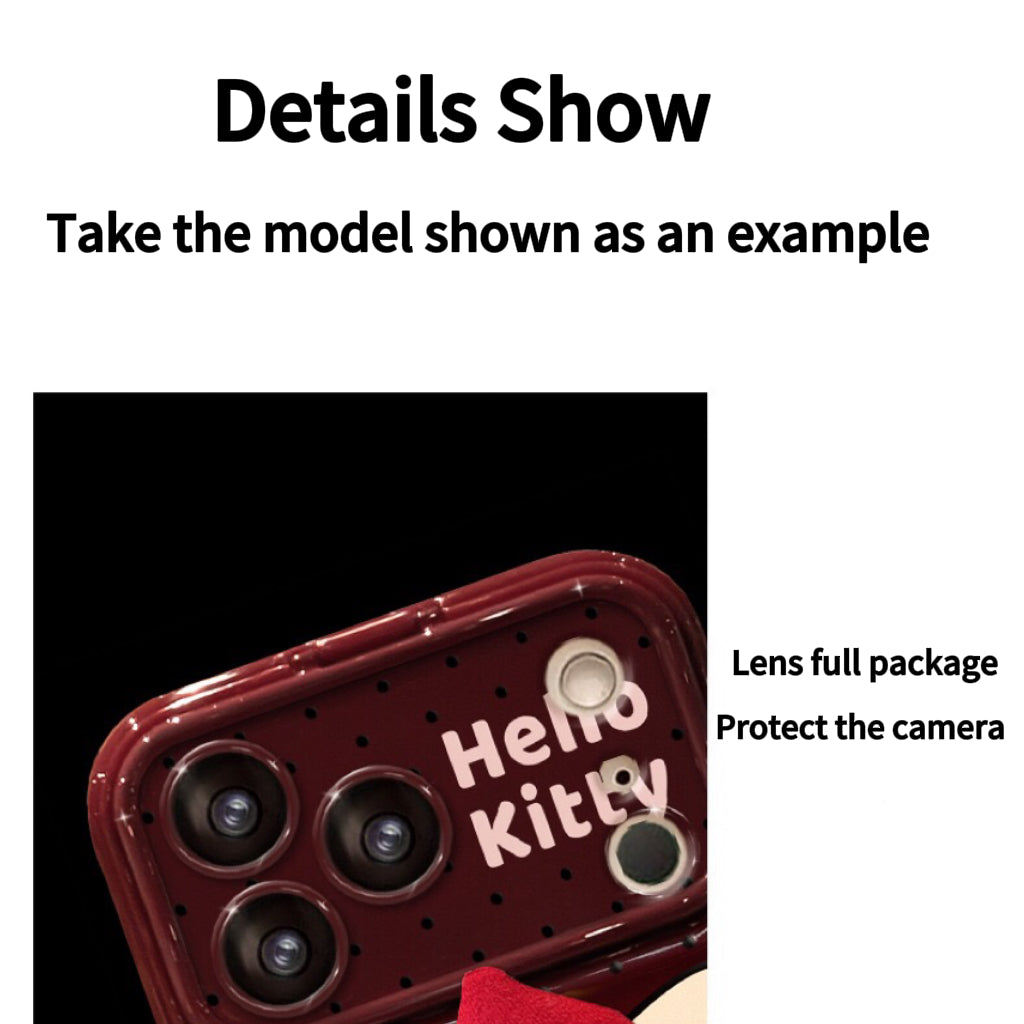 Bow Kitty flip phone case