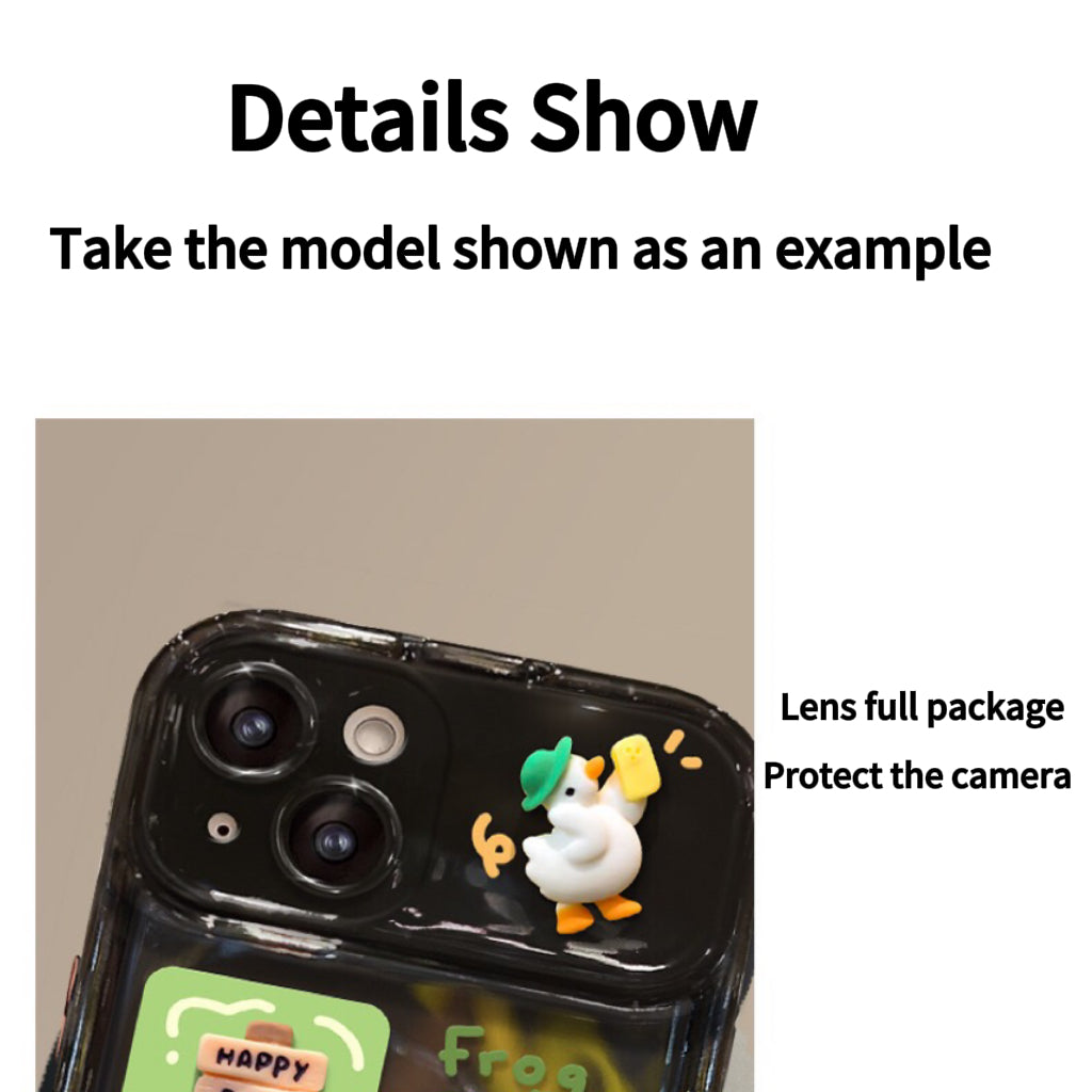 Cute Frog Flip Phone Case