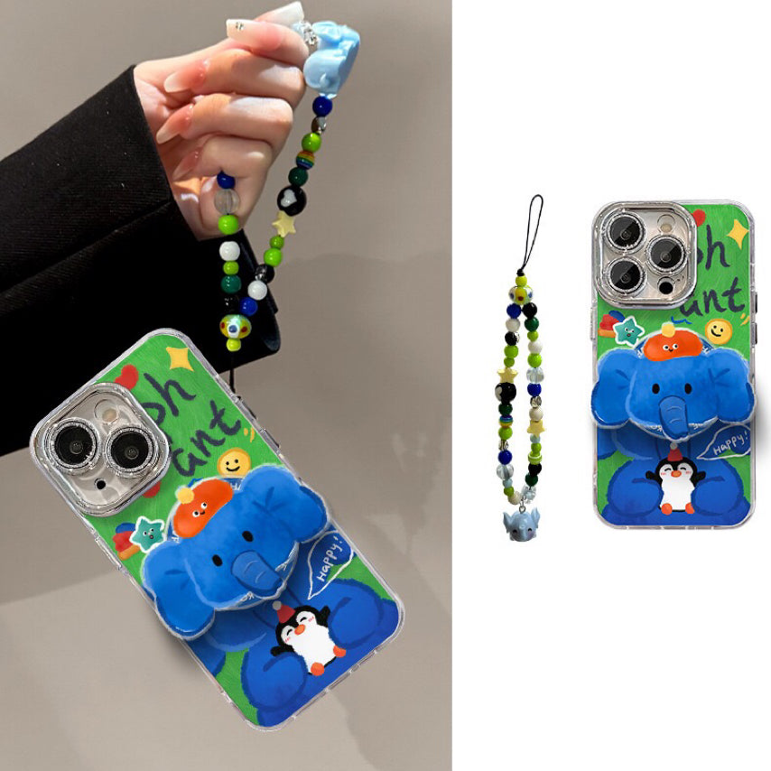 Elephant Magnetic Holder Phone Case