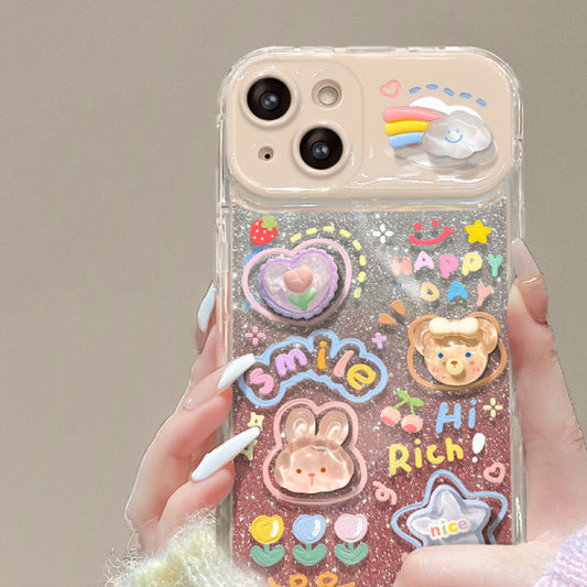 Cloud Doll Flip Phone Case
