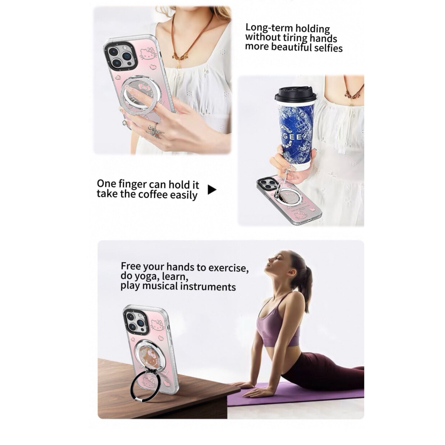 Kitty magnetic phone case