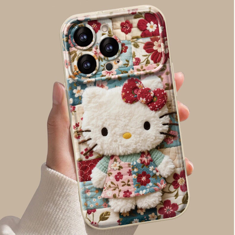 Floral Hello Kitty Flip Phone Case
