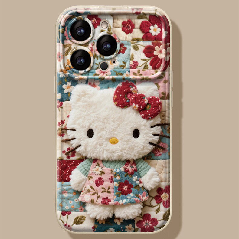 Floral Hello Kitty Flip Phone Case
