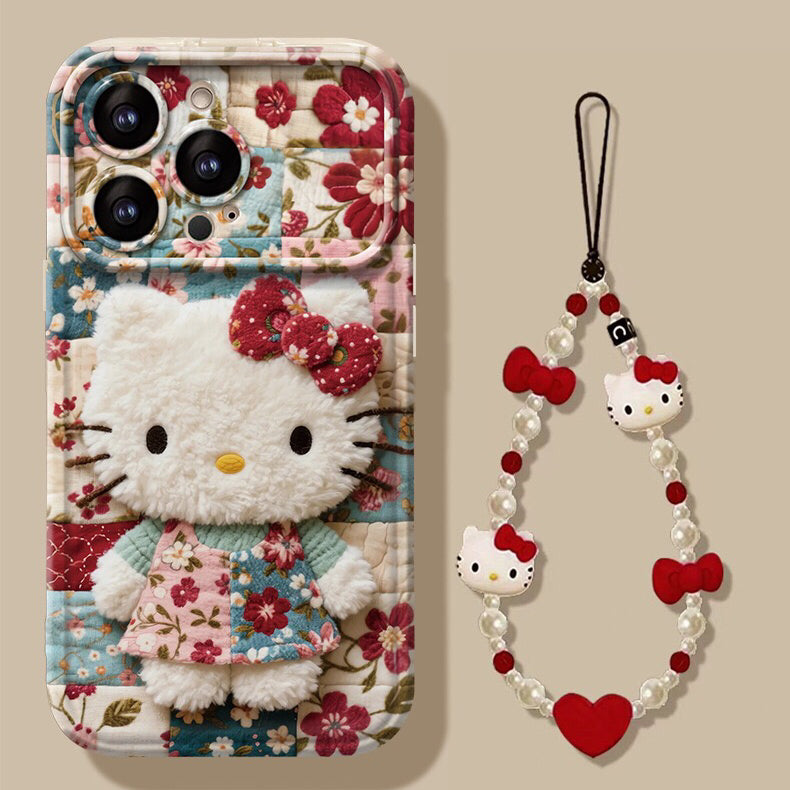 Floral Hello Kitty Flip Phone Case