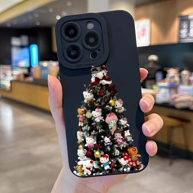 Christmas Tree Kitty Phone Case