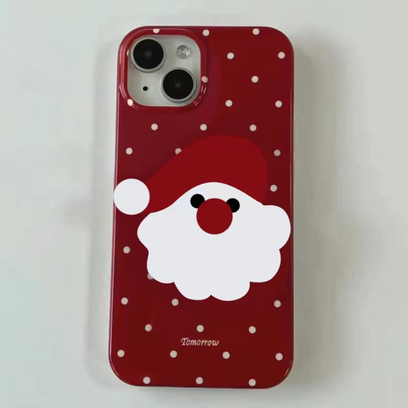 Oil painting Christmas tree phone case