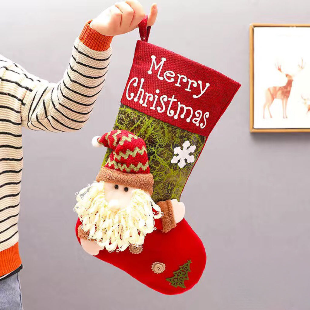 Christmas stocking gift bags / Christmas stocking ornaments