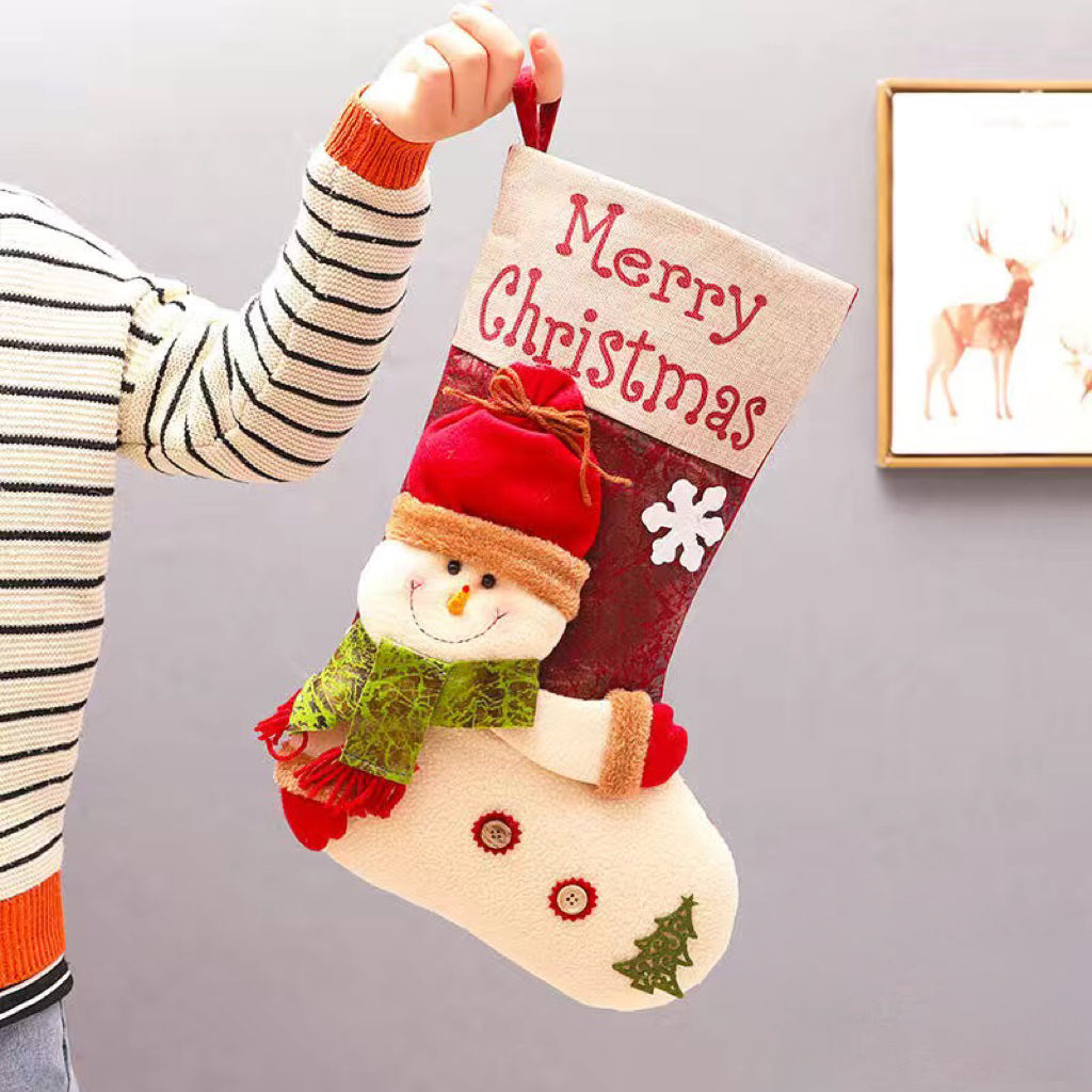 Christmas stocking gift bags / Christmas stocking ornaments