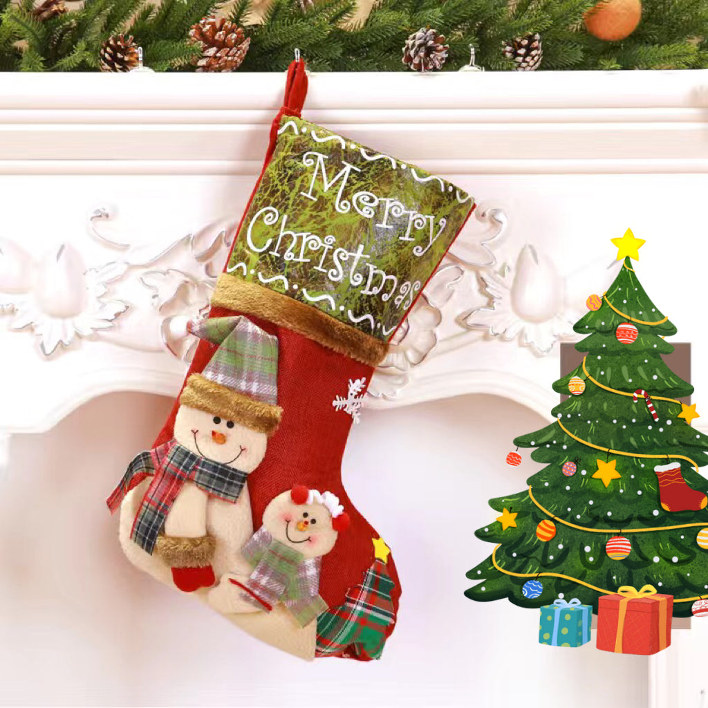 Christmas stocking gift bags / Christmas stocking ornaments