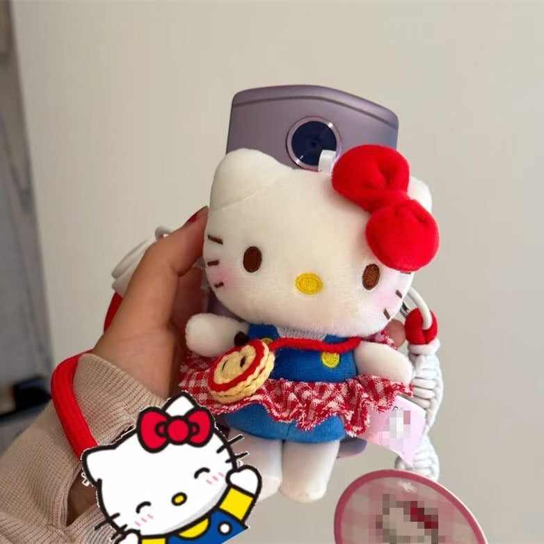 KT Plush Toy Phone Clip Crossbody Strap