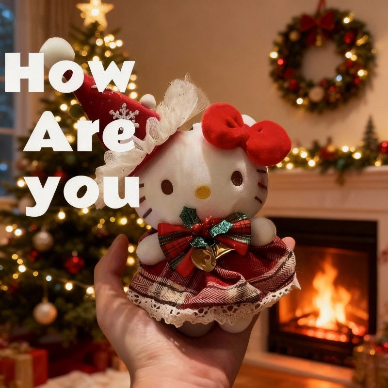 Hello Kitty Santa Claus Doll Hanging