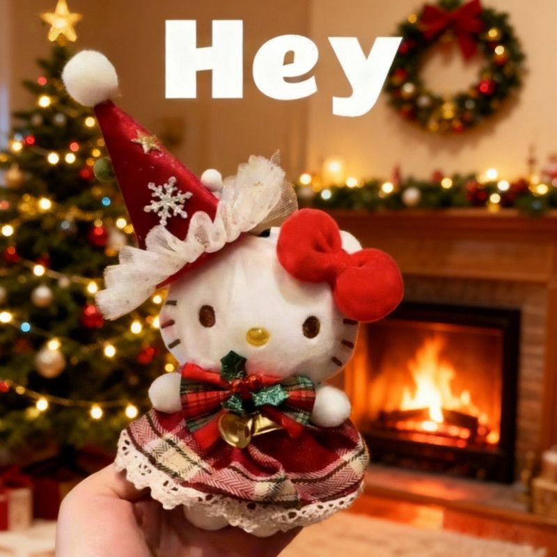 Hello Kitty Santa Claus Doll Hanging