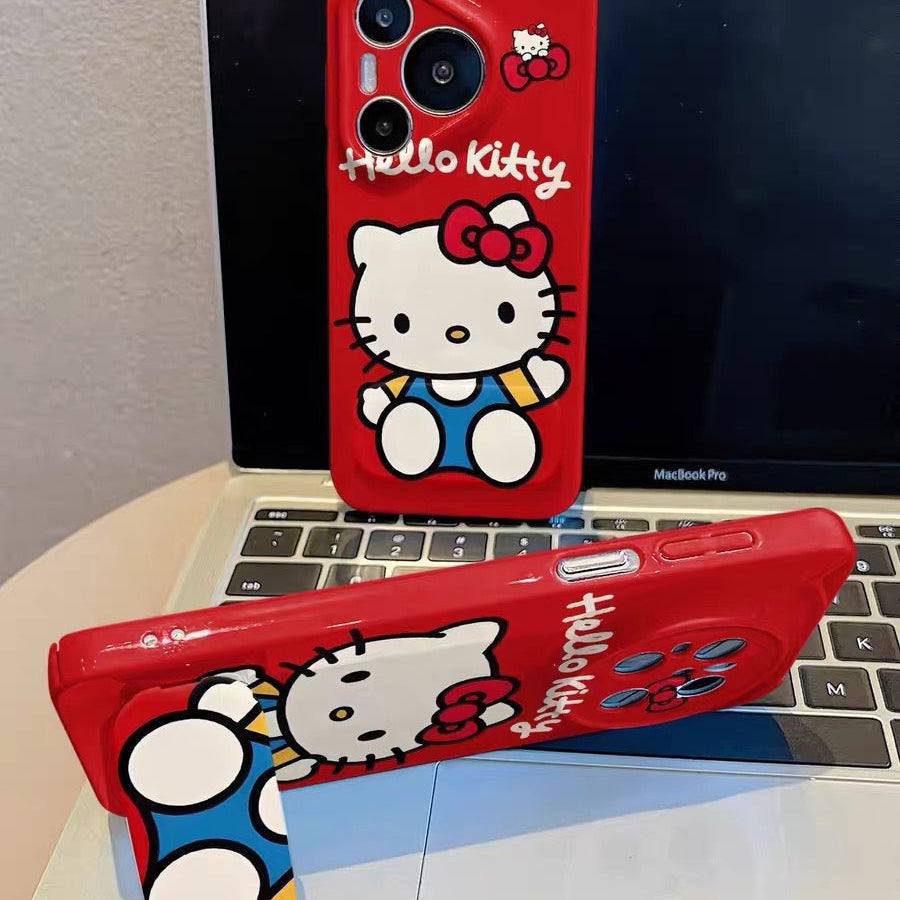 Waving Hello Kitty Mirror Stand Phone Case