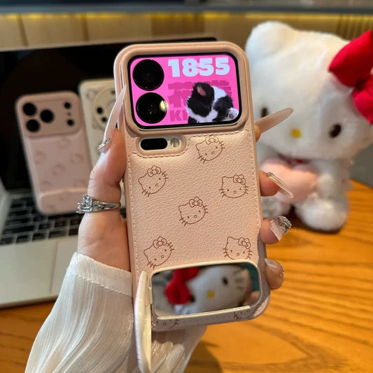 Fuldt flip-up spejl-cover til Kitty-telefonen