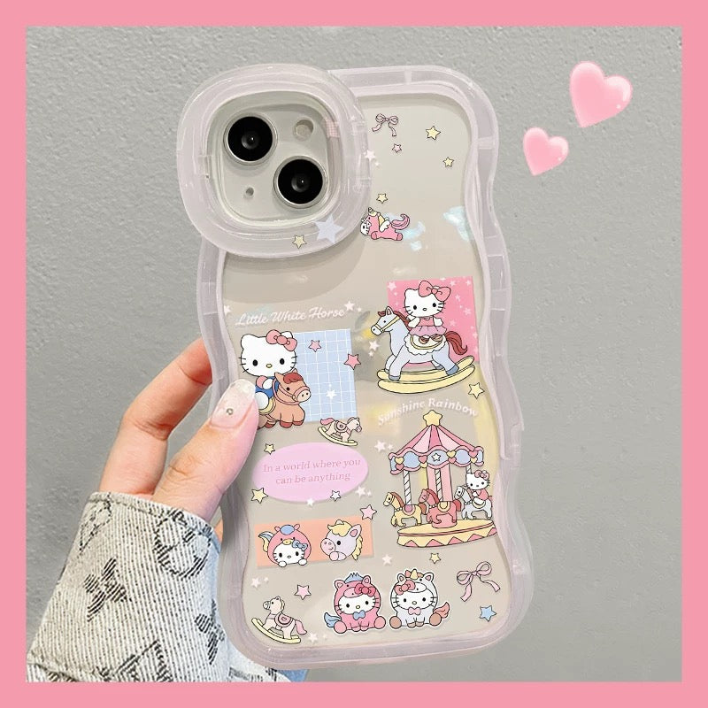 透明小貓手機殼