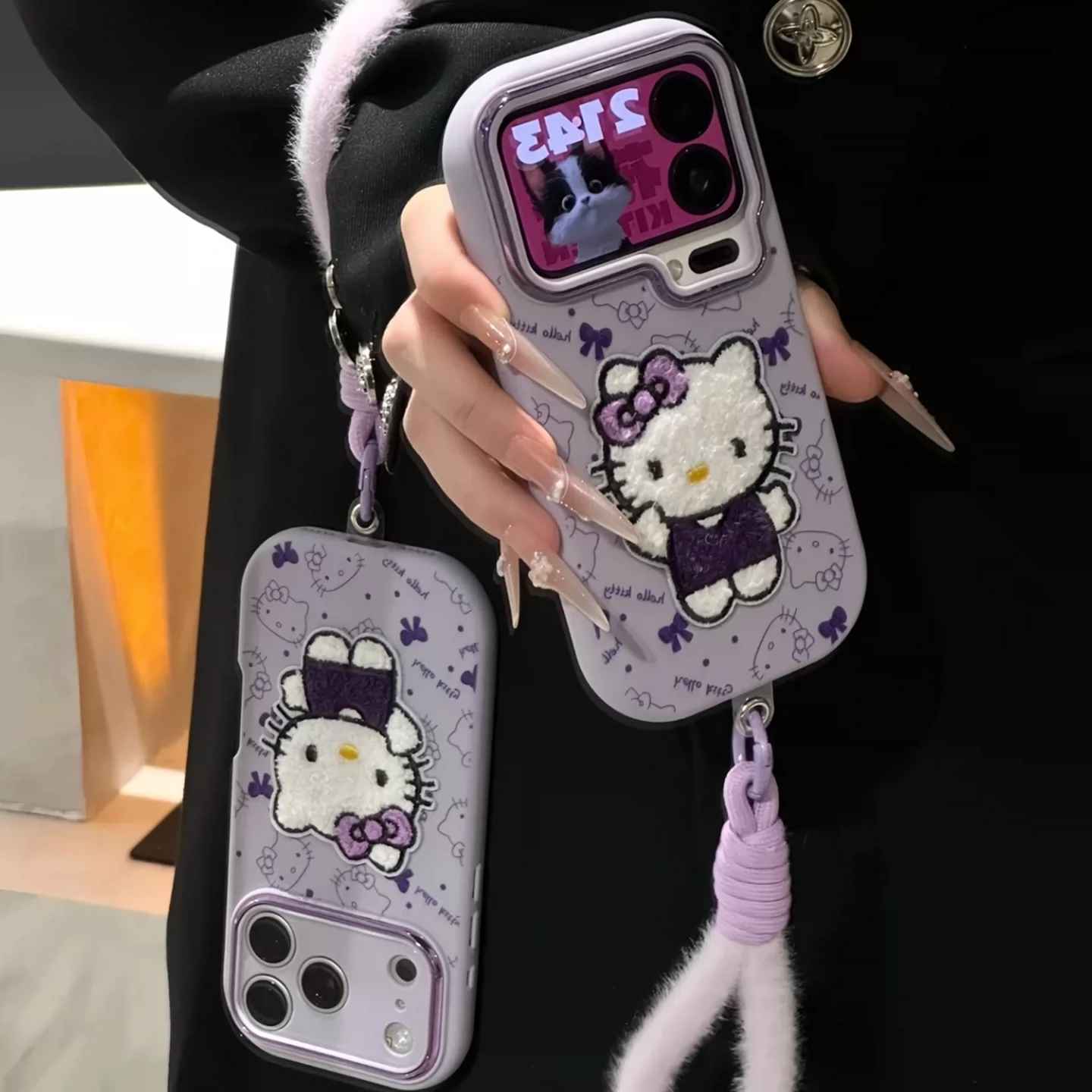 Blue Kitty phone case