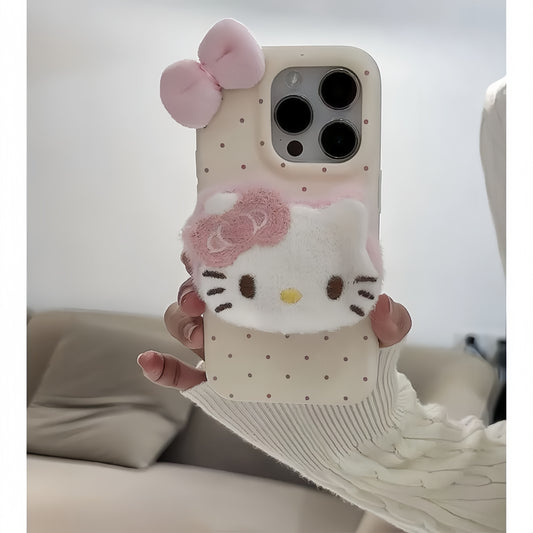 Étui de téléphone KT en peluche