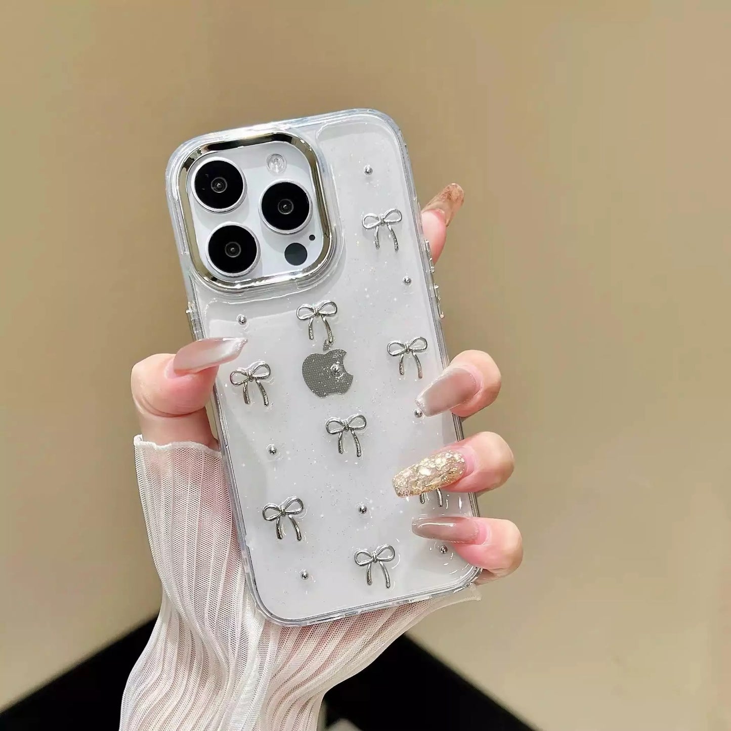 3D Resin Bow Phone Case