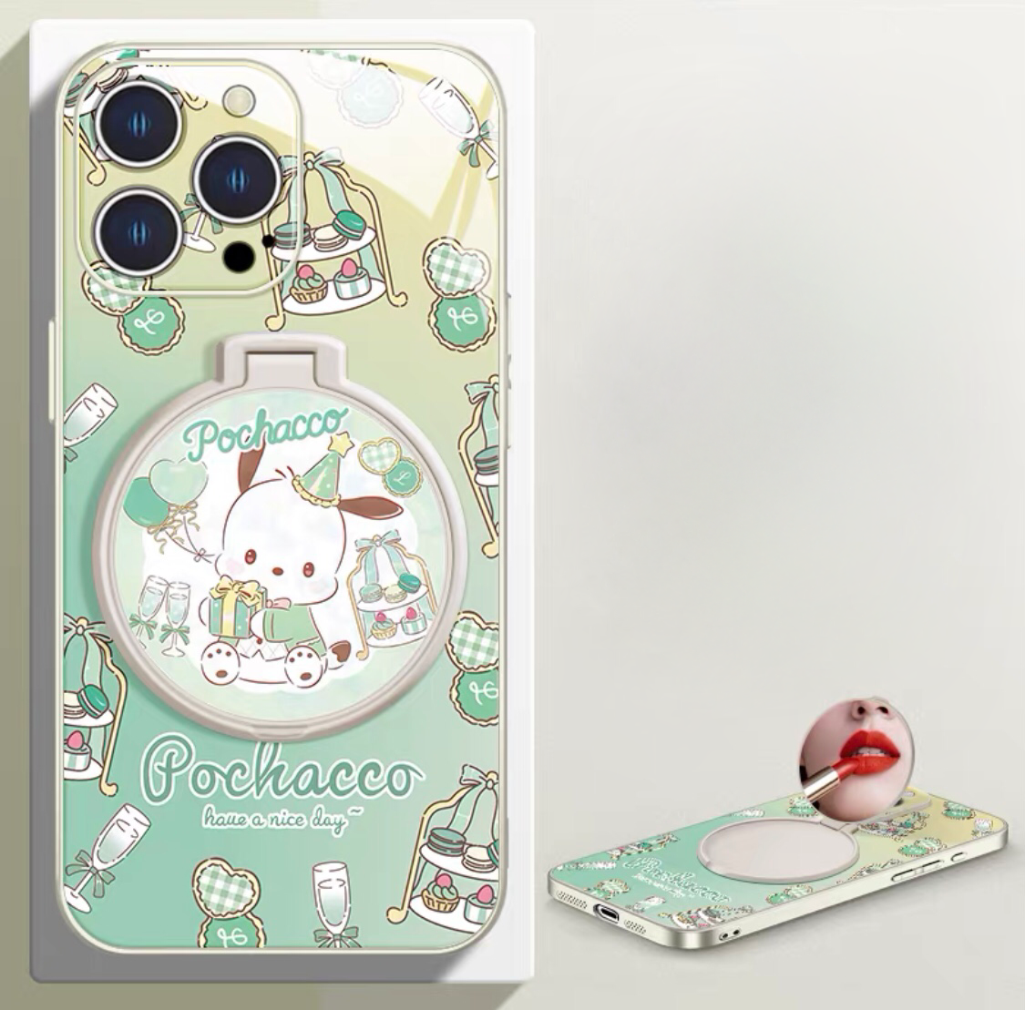 Sanrio Phone Case with Mirror and Stand