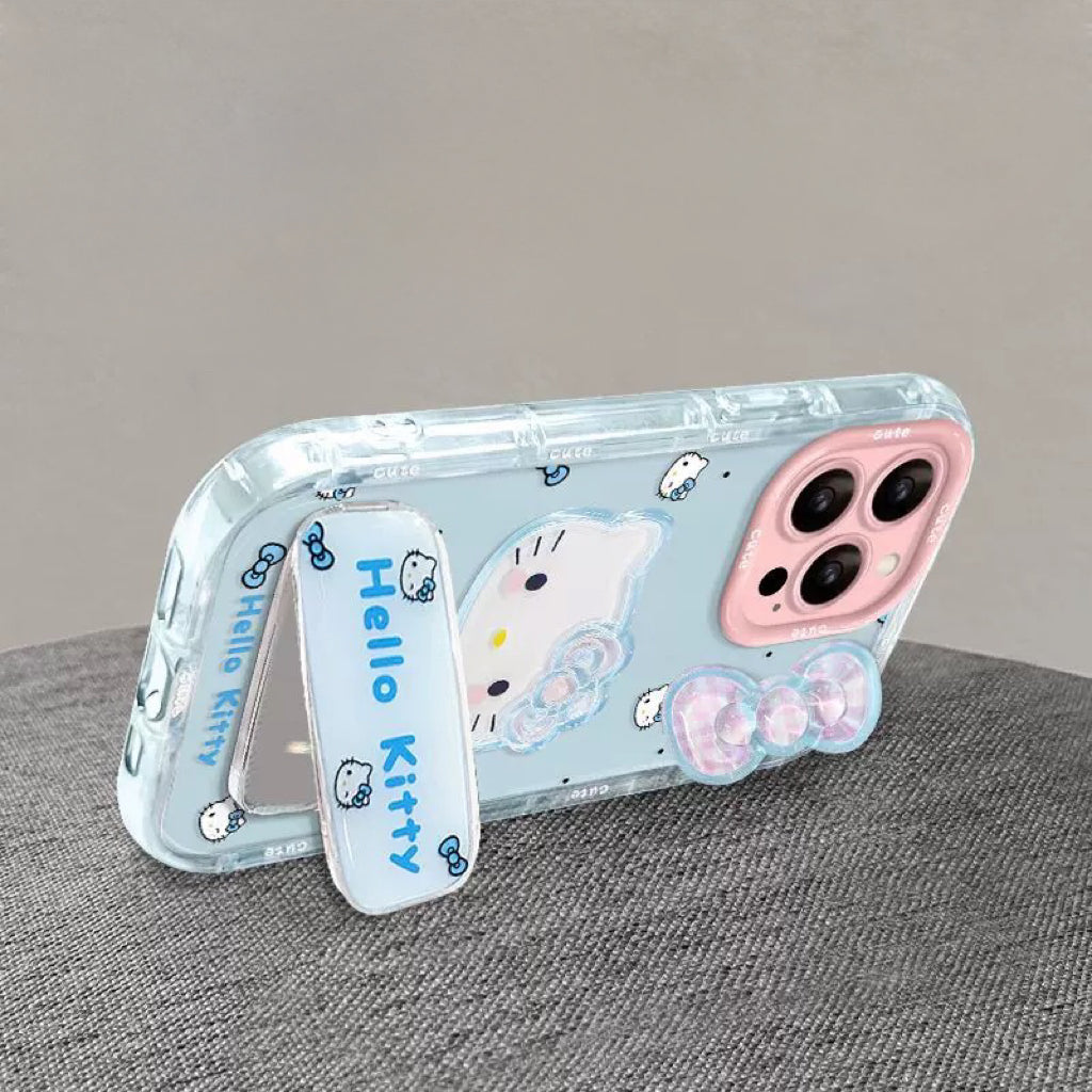 Jelly Kitty Mirror Stand Phone Case