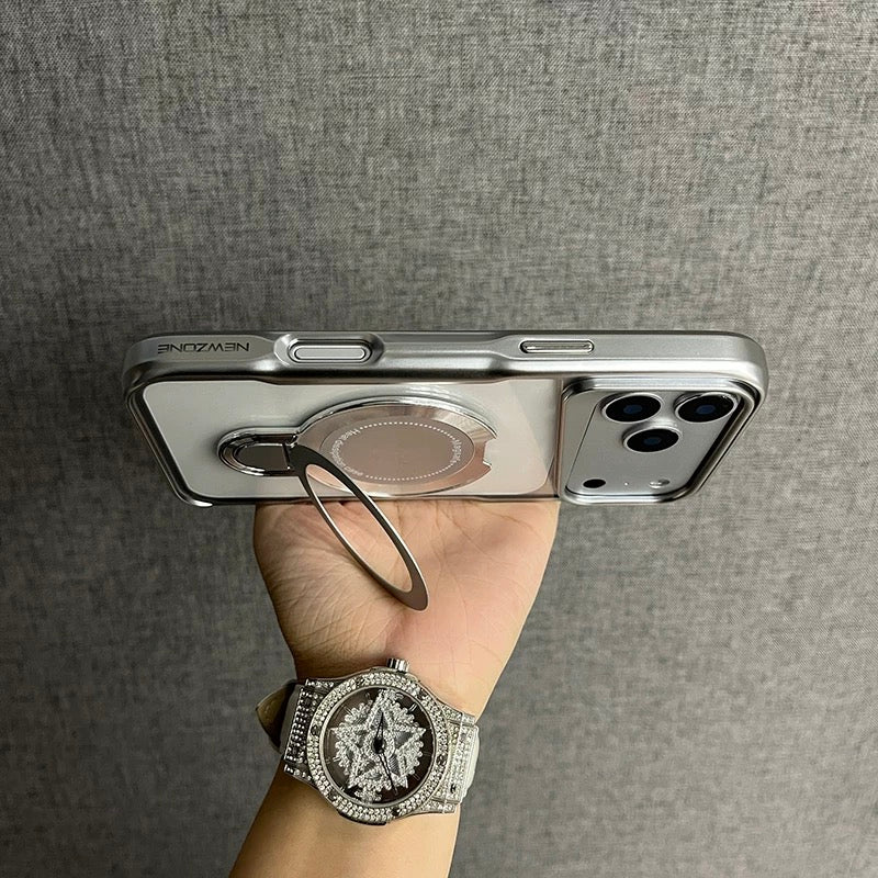 Silver Kickstand Phone Case