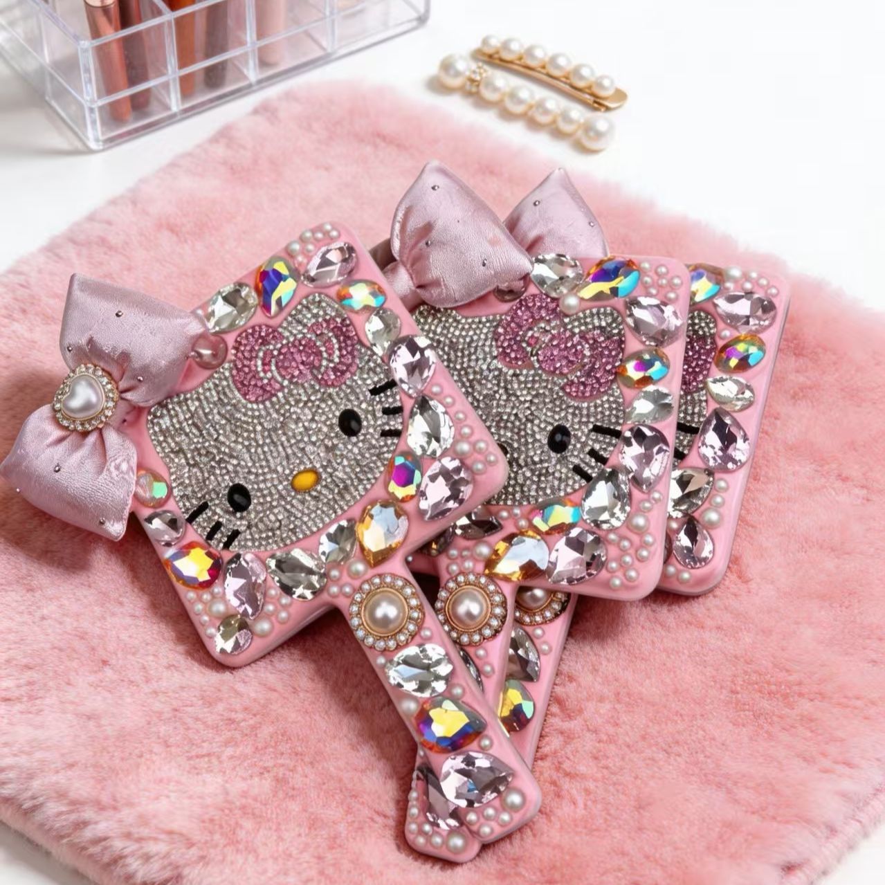 Hello Kitty Dazzling Crystal Light-Up Makeup Mirror