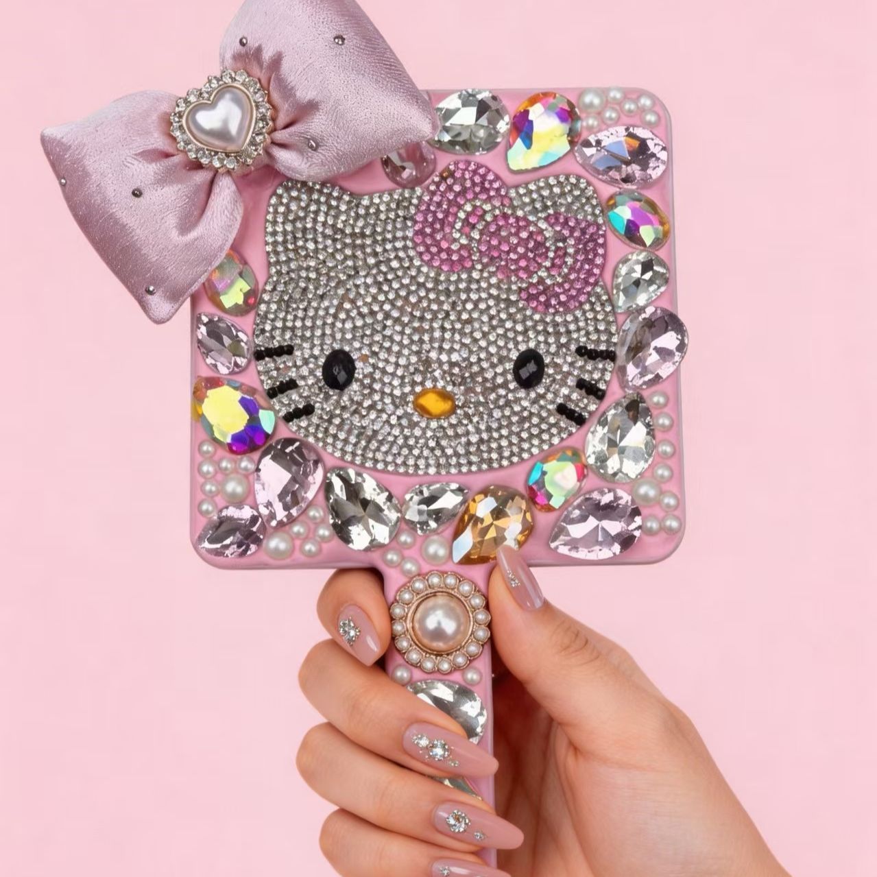 Hello Kitty Dazzling Crystal Light-Up Makeup Mirror