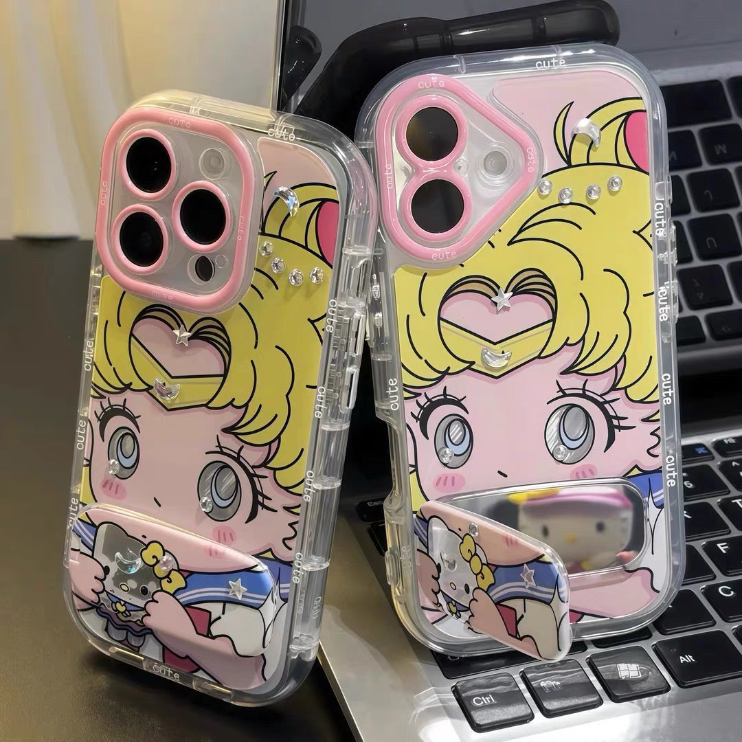 Sailor Moon Portable Mirror Phone Case