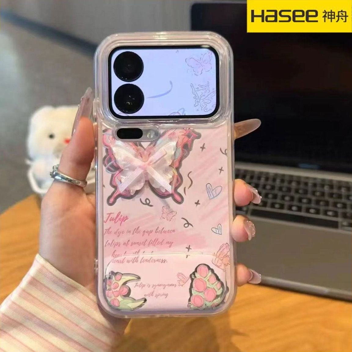 Bow-Knot Mirror Stand Phone Case