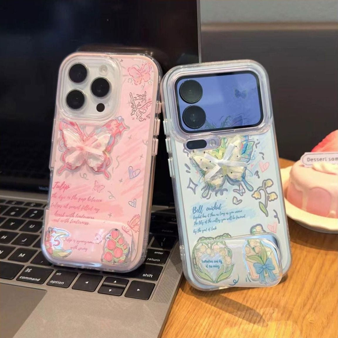 Bow-Knot Mirror Stand Phone Case