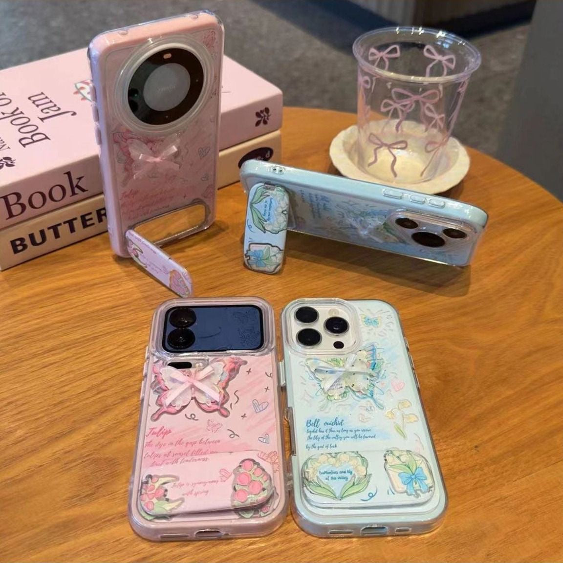 Bow-Knot Mirror Stand Phone Case