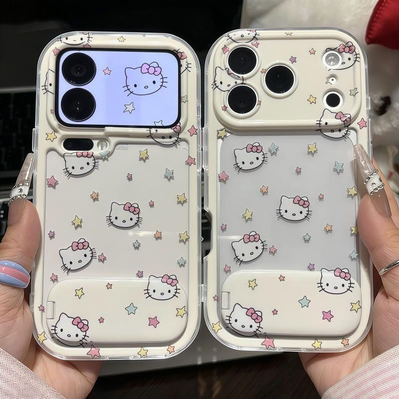 All-Over Kitty Mirror-Stand Phone Case