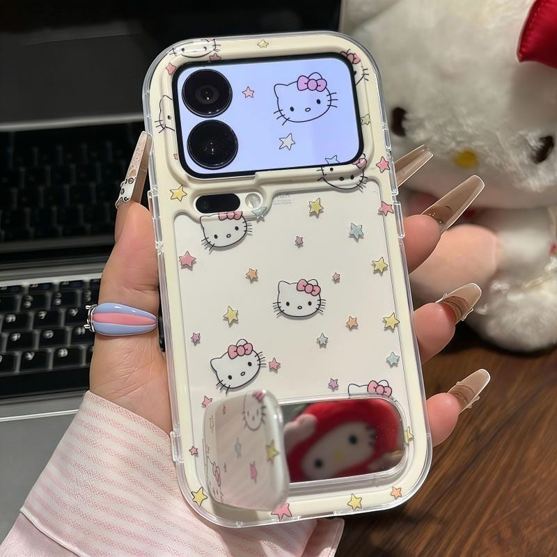 All-Over Kitty Mirror-Stand Phone Case