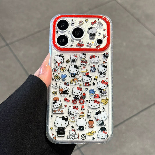 Creative Glitter Star Cat Phone Case