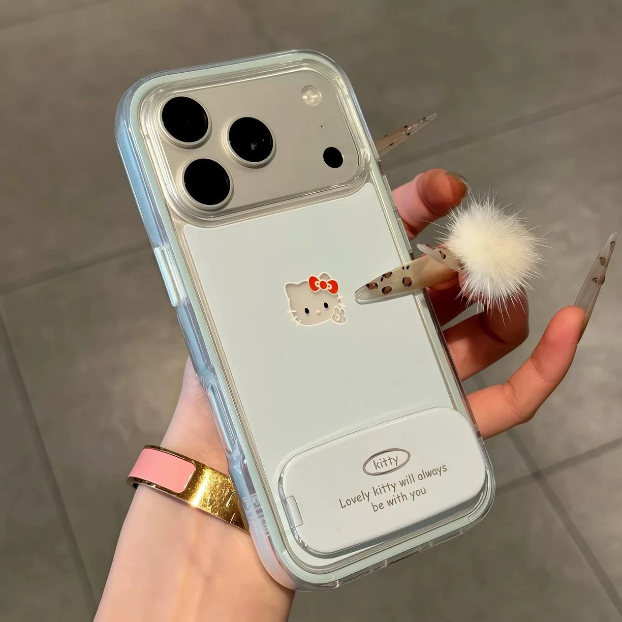 Hello Kitty Mirror Stand Phone Case