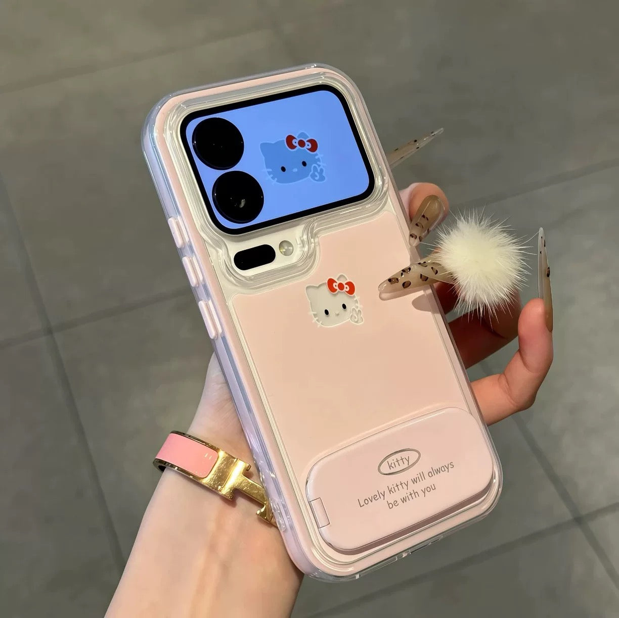 Hello Kitty Mirror Stand Phone Case