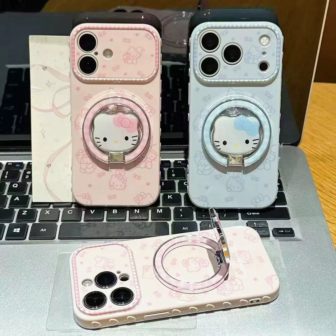 Hello Kitty Mirror and Kickstand Phone Case