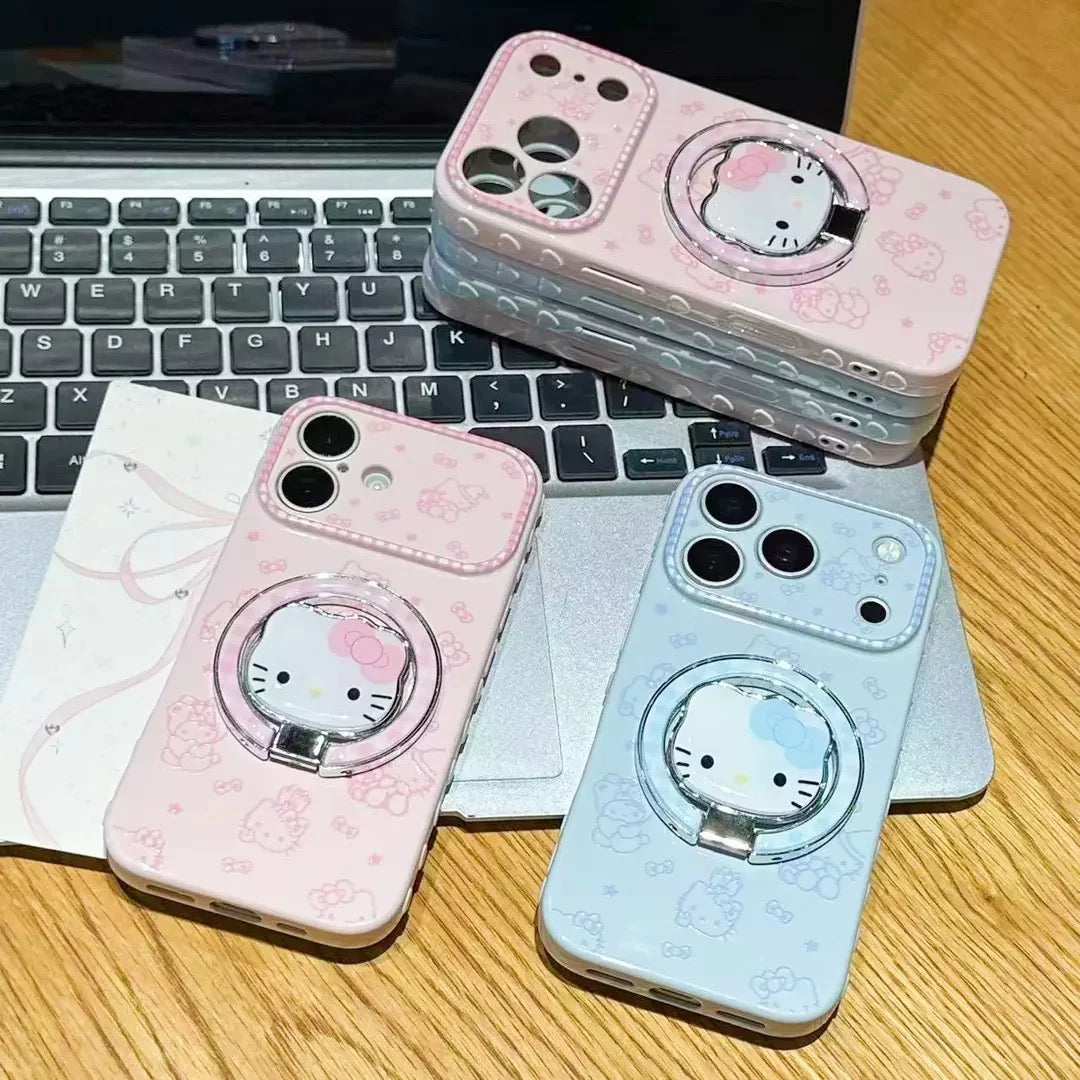 Hello Kitty Mirror and Kickstand Phone Case