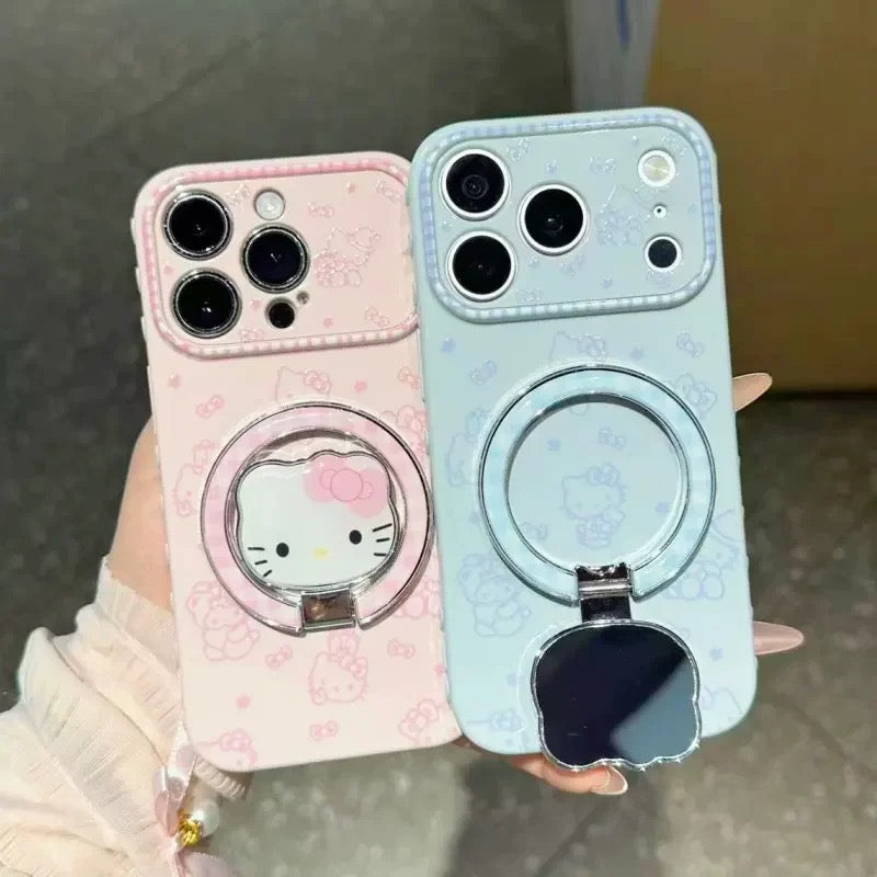 Hello Kitty Mirror and Kickstand Phone Case