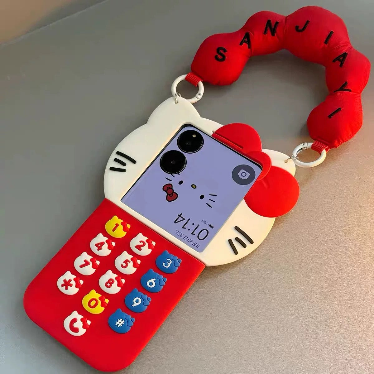 3D Hello Kitty Handheld Phone Case for Android