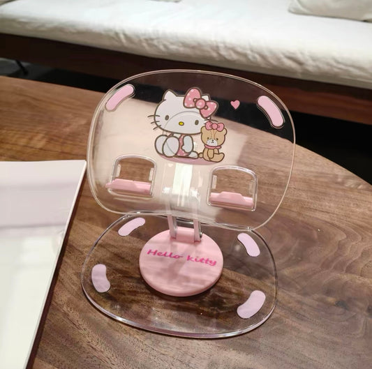Sanrio Acrylic 360° Rotatable & Adjustable Stand for Phones/iPads