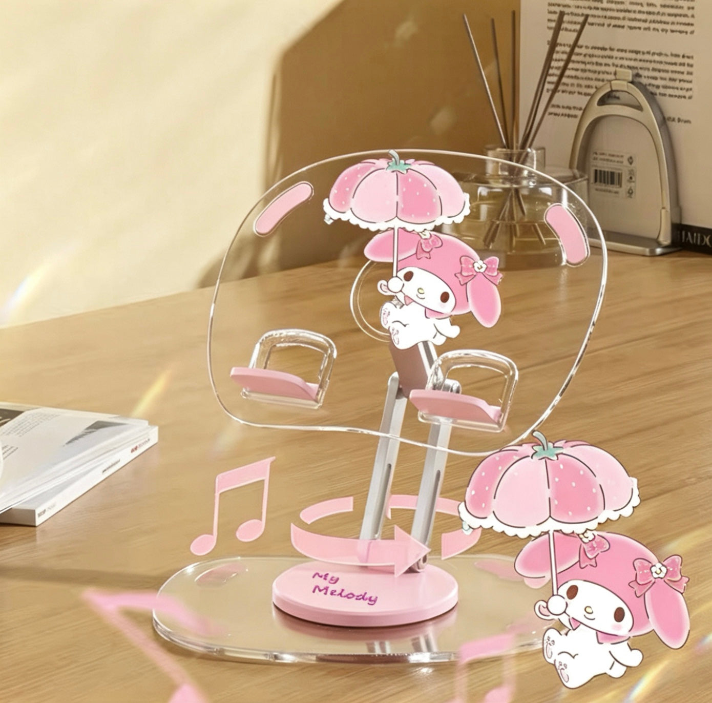 Sanrio Acrylic 360° Rotatable & Adjustable Stand for Phones/iPads