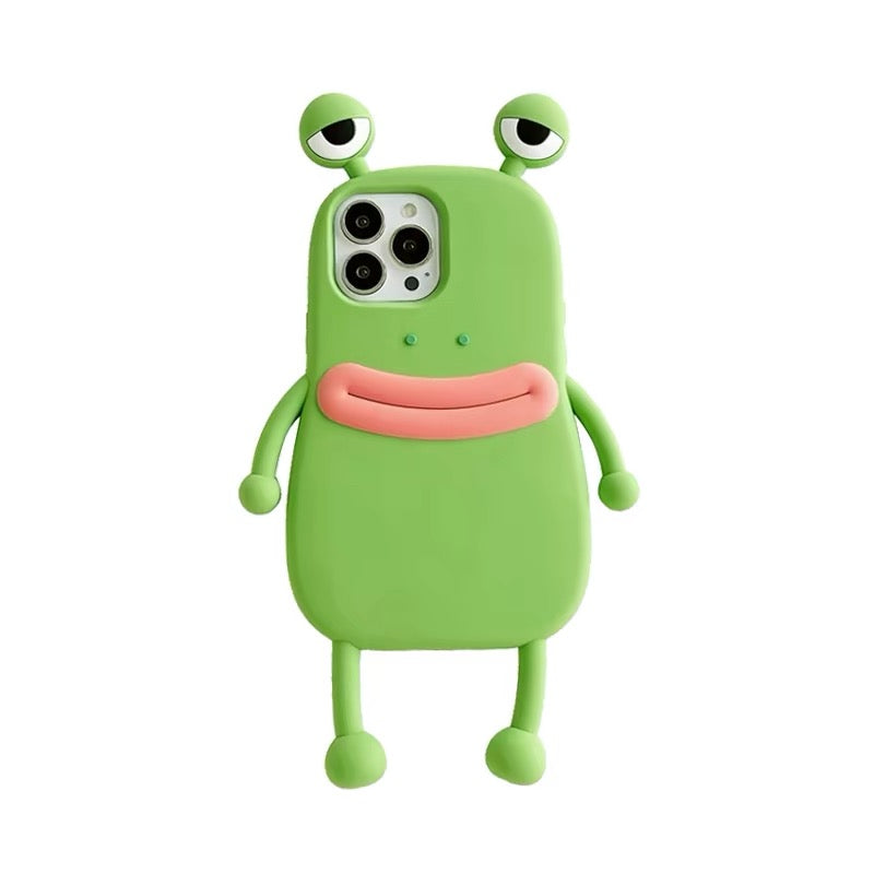 Sausage-lipped frog phone case