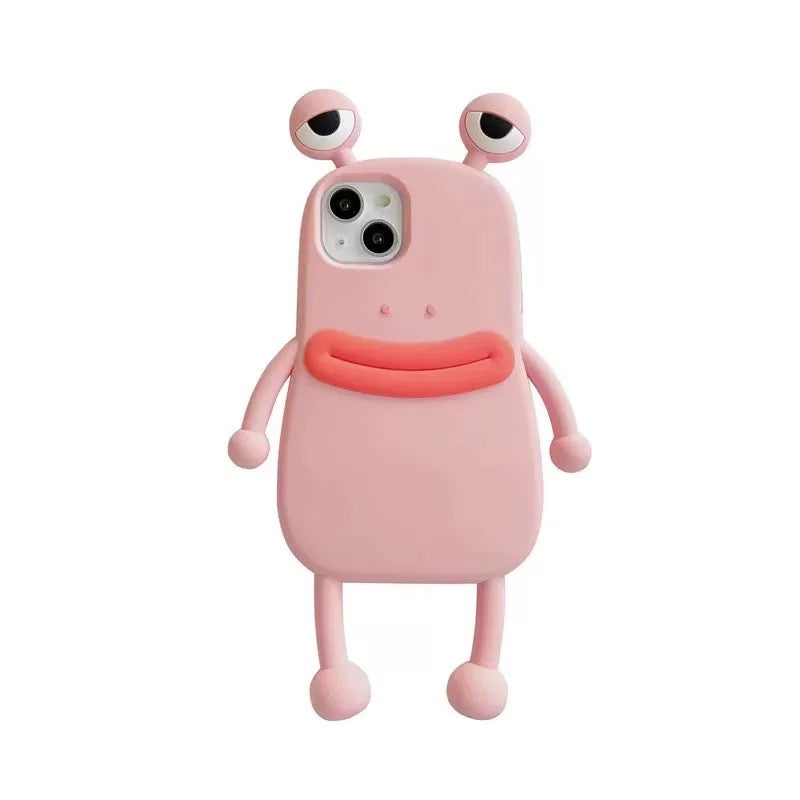 Sausage-lipped frog phone case
