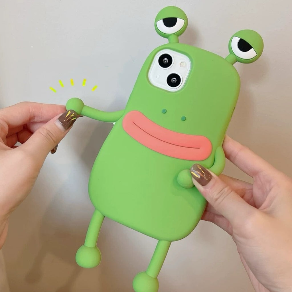 Sausage-lipped frog phone case