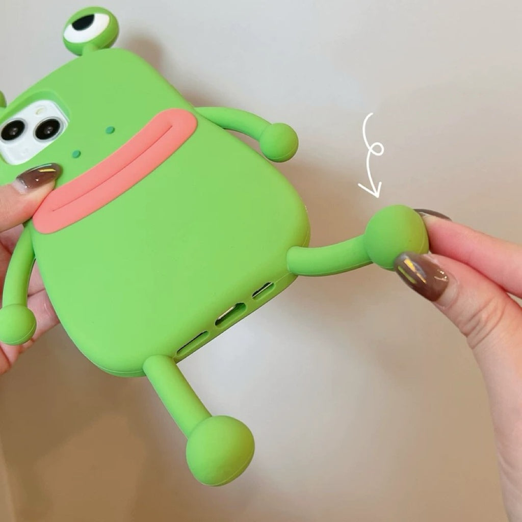 Sausage-lipped frog phone case