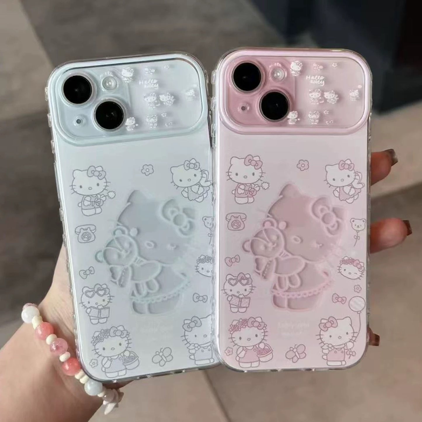 Cut-out Hello Kitty phone case